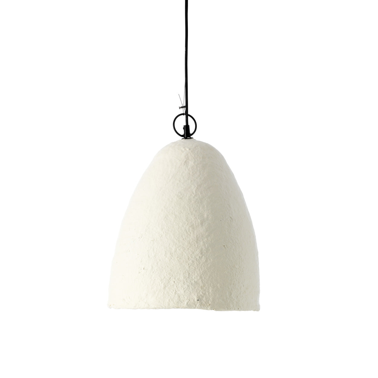Suspension Savana en papier mâché blanc 30 cm