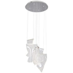 Suspension Silk chromée à variateur