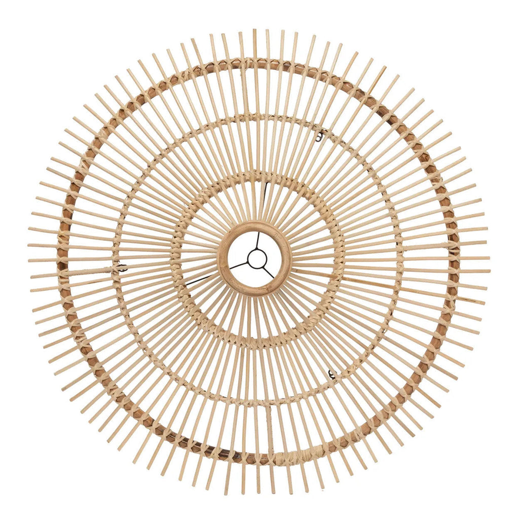 Abat-jour de suspension Sky en rotin naturel 110 cm, vue 3