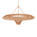 Abat-jour de suspension Sky en rotin naturel 110 cm