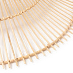 Abat-jour de suspension Sky en rotin naturel 60 cm, vue 5