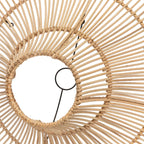 Abat-jour de suspension Sky en rotin naturel 60 cm, vue 6