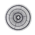 Abat-jour de suspension Sky en rotin noir 110 cm, vue 6