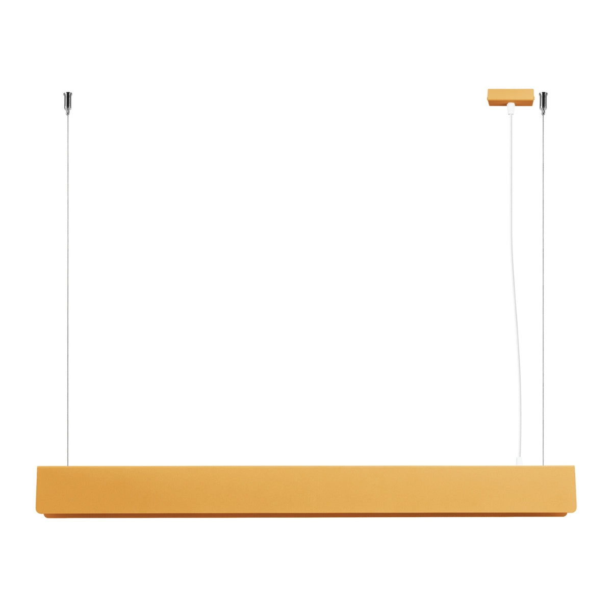 Suspension Spark Métal doré barre de 100 cm suspendue à deux fins câbles d'acier