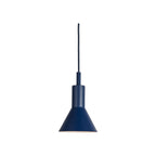 Suspension Stavanger métal bleu nuit 22 cm E27