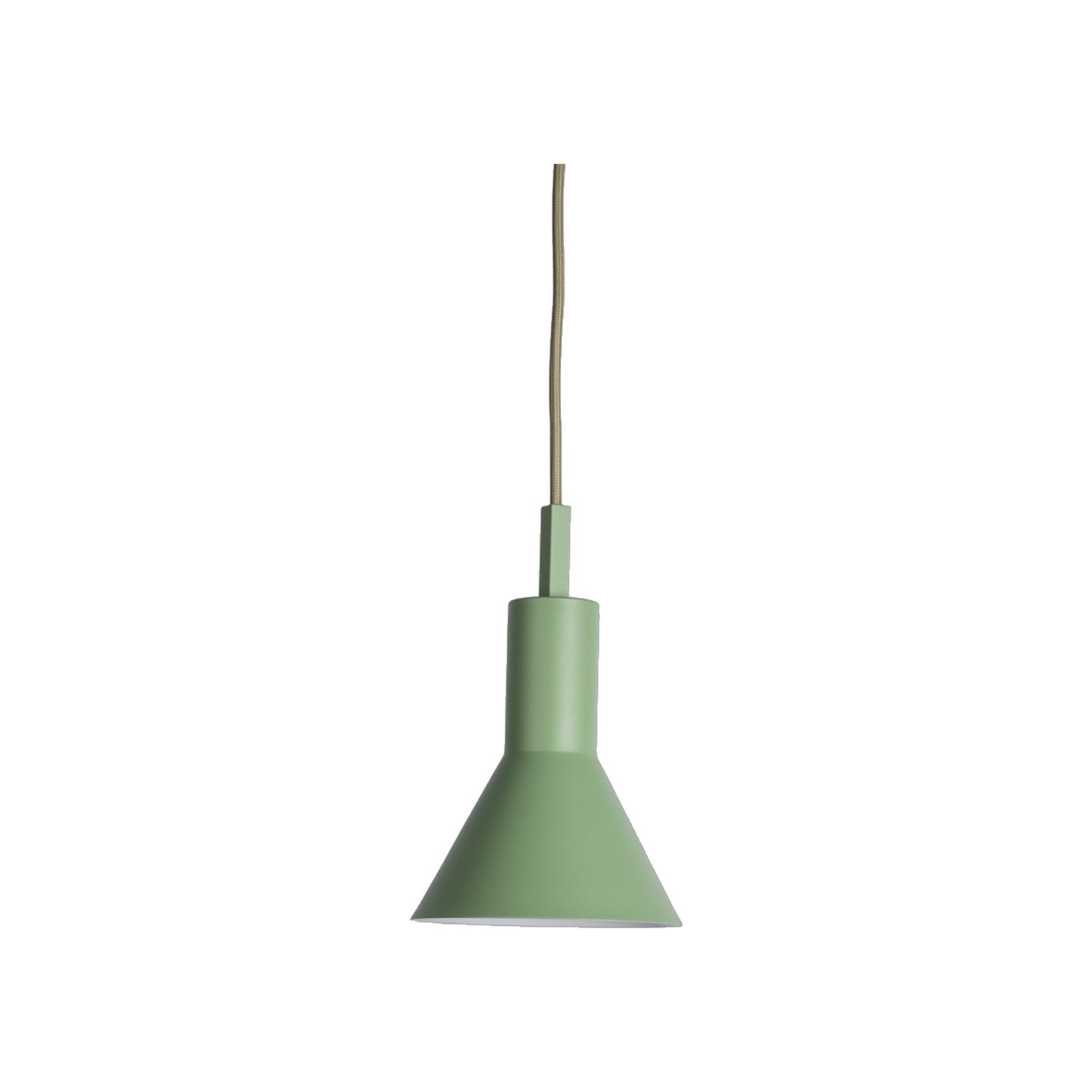 Suspension Stavanger métal vert matcha 22 cm E27