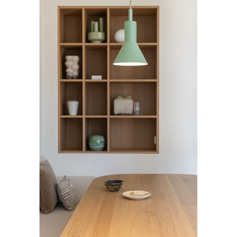 Dimensions Stavanger Matcha Green Metal Pendant Light 22 cm E27
