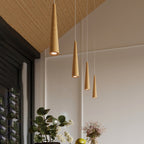 Suspension Sula bois naturel en situation dans un intérieur