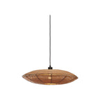 Suspension Tanami rotin naturel disque 55 cm E27