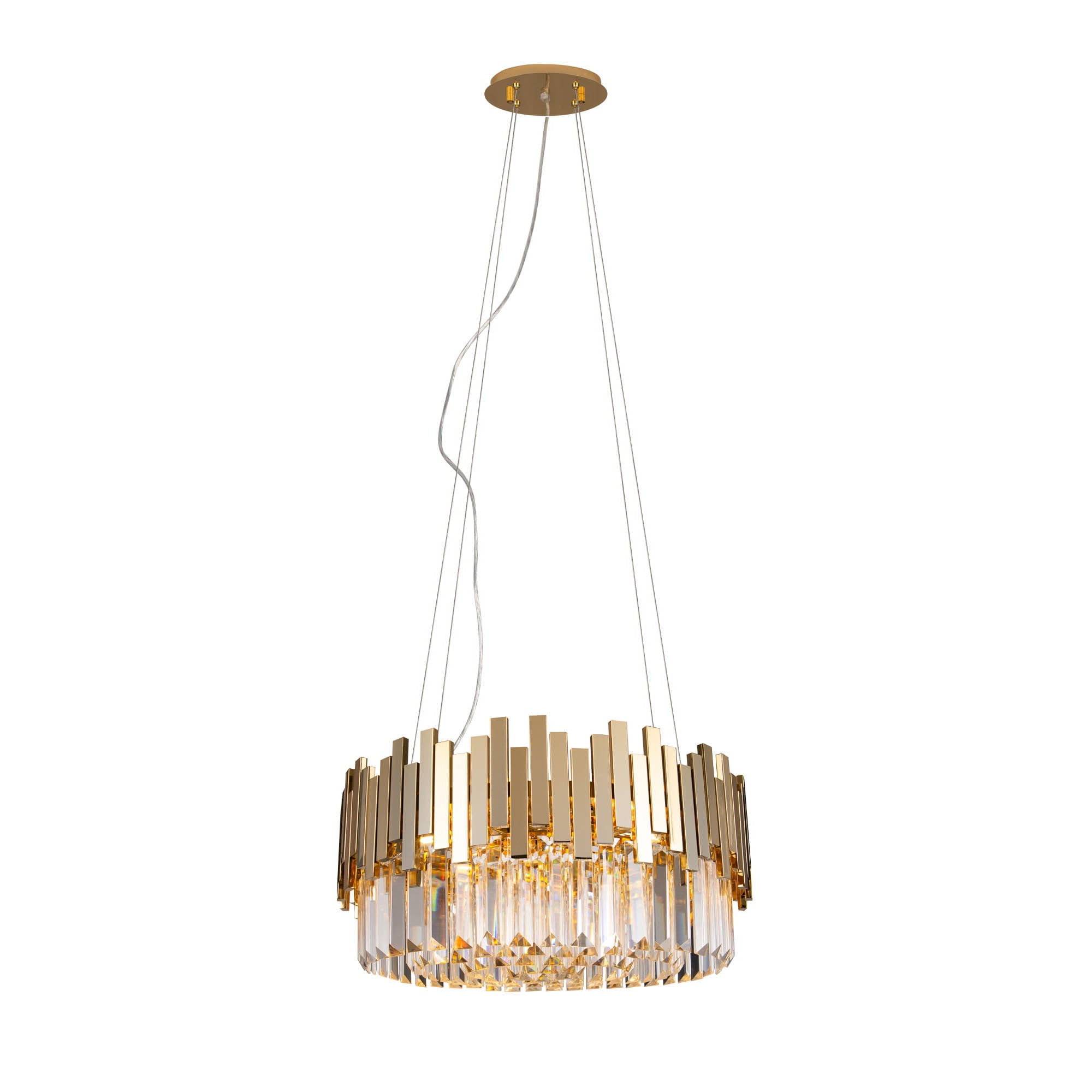 Suspension Trend 45 cm dorée E14