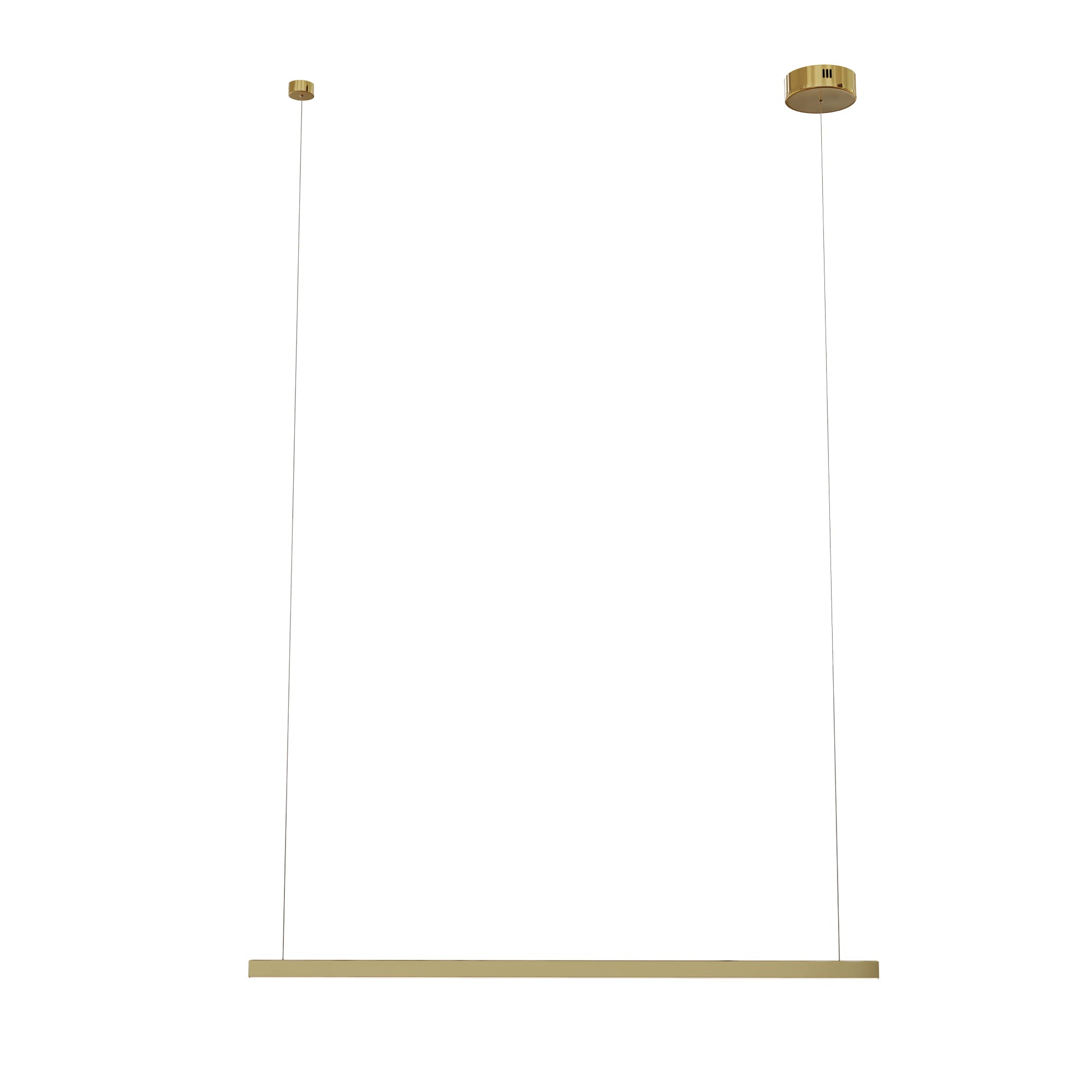 Suspension Trio I dorée brossée à variateur
