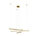 Suspension Trio III dorée brossée à variateur