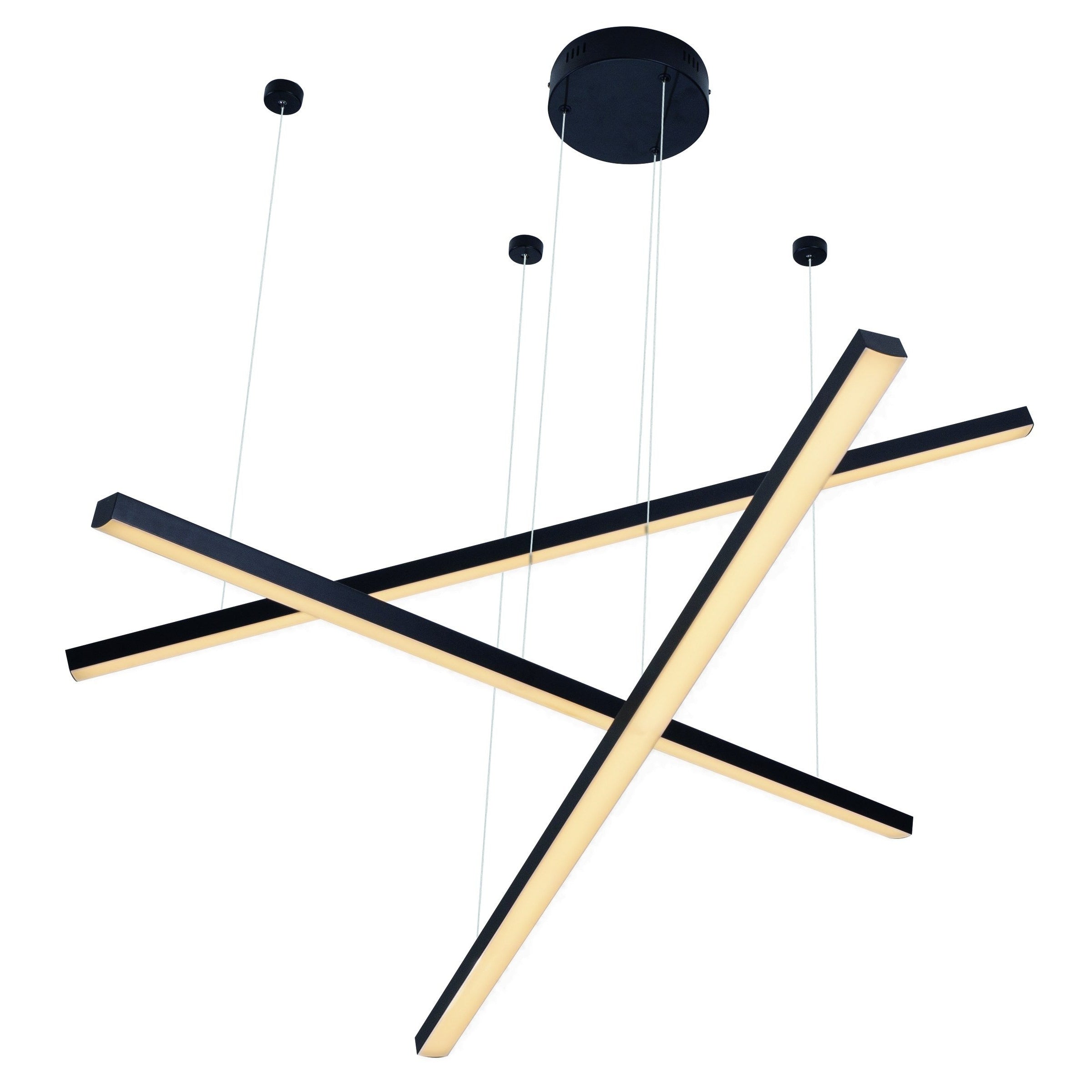 Suspension Trio III noire, vue 3