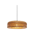 Suspension Ubud double abat-jour bambou naturel 60 cm E27