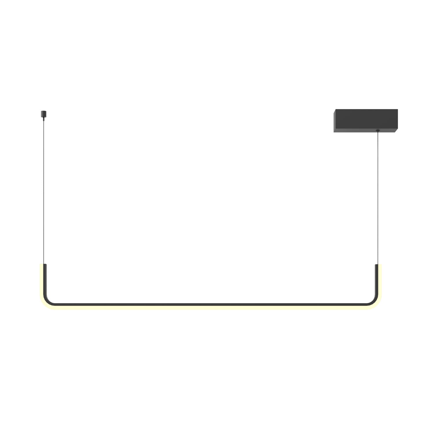 Suspension Urus 90 cm noire