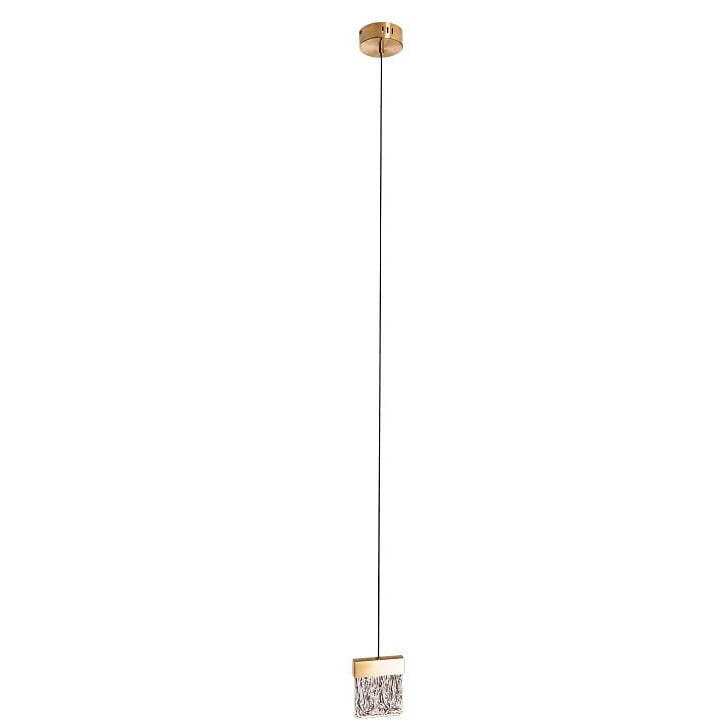 Suspension Vetro dorée brossée à variateur, vue 3