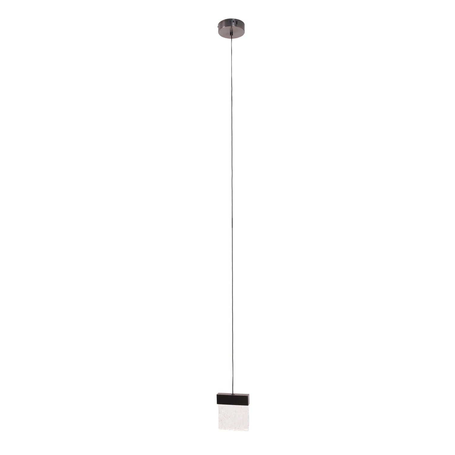 Suspension Vetro noire brossée à variateur, vue 4