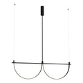 Suspension Victoria 129 cm noire
