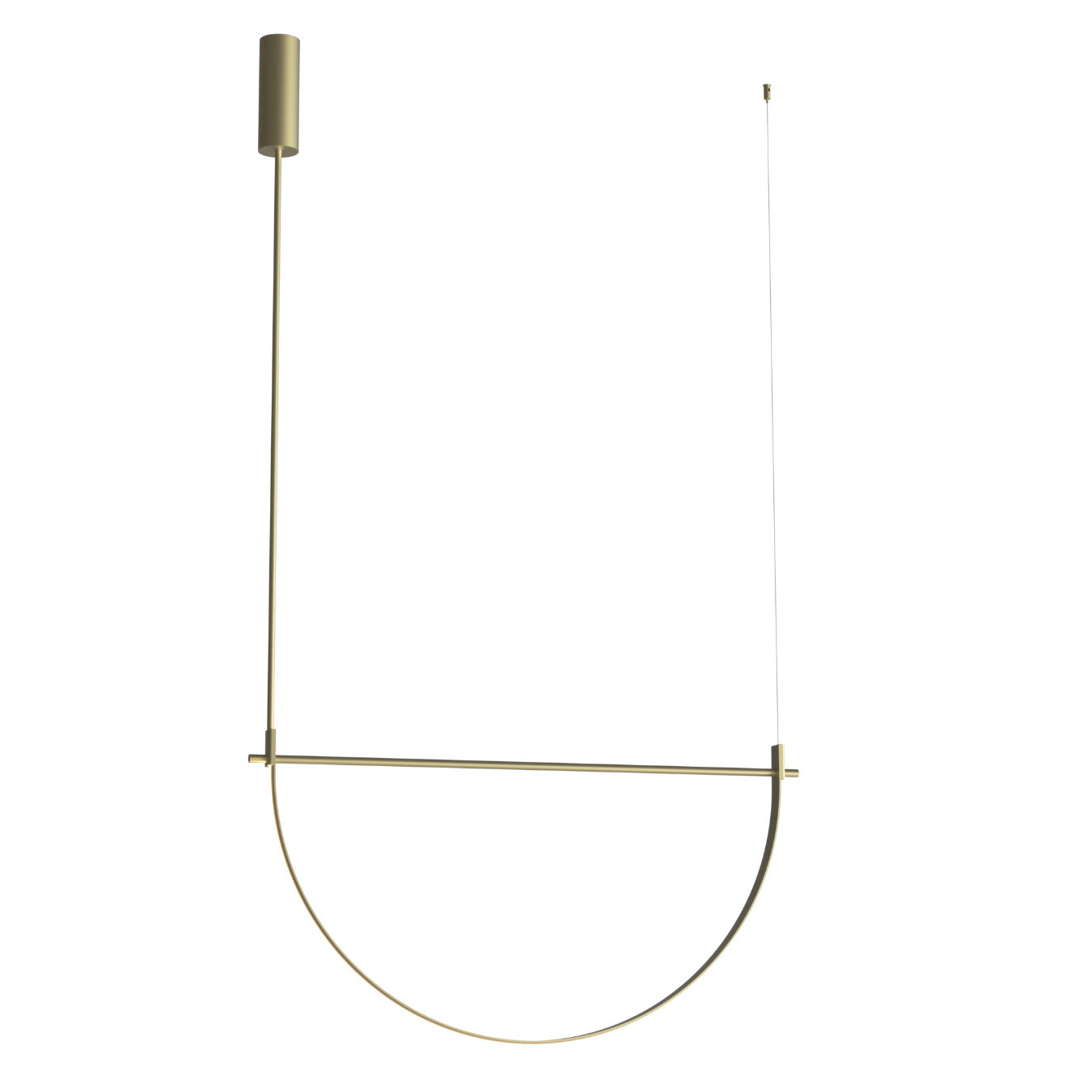 Suspension Victoria 97 cm dorée