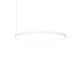 Suspension Visual anneau horizontal 60 cm blanc
