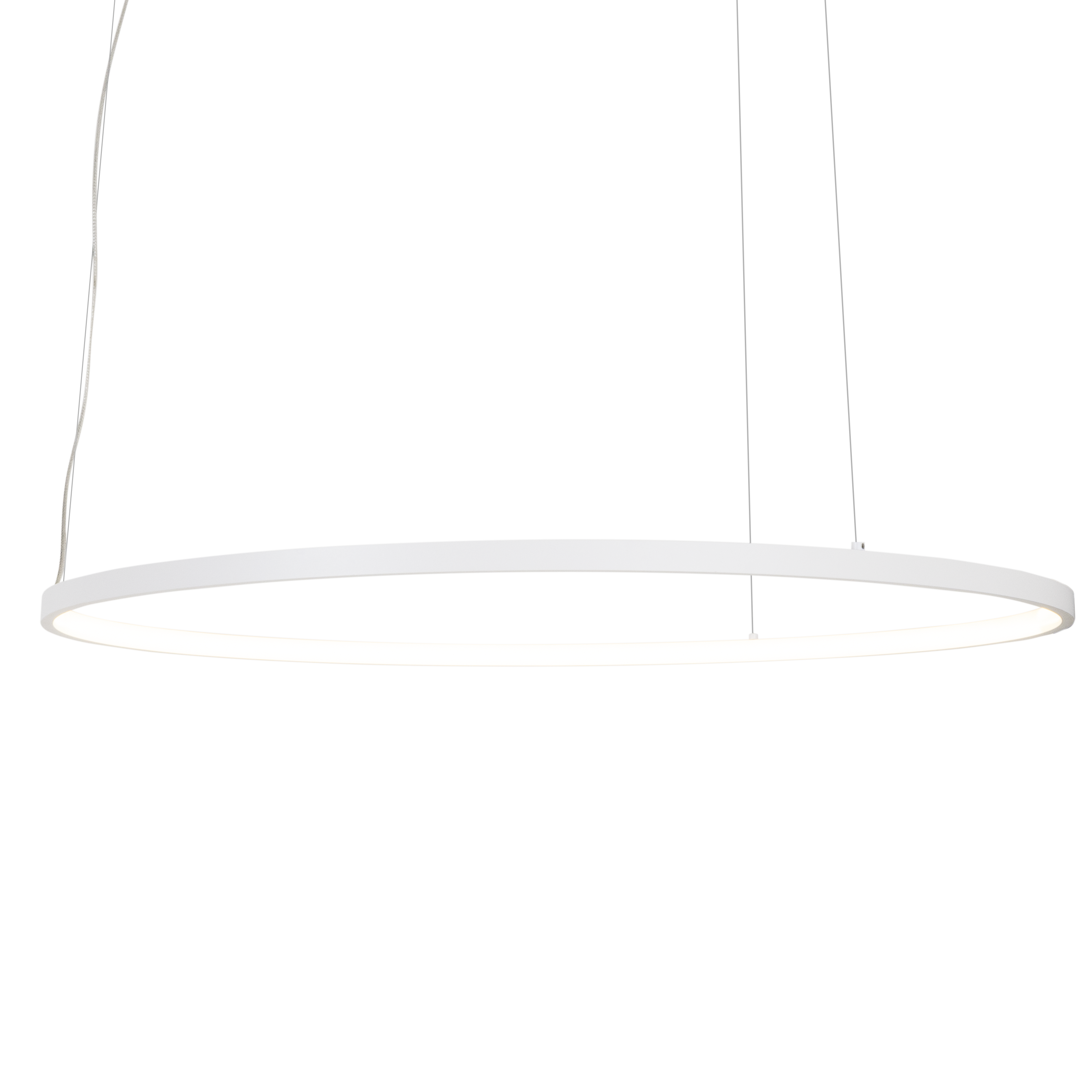 Suspension Visual anneau horizontal 80 cm blanc, vue 2