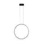 Suspension Visual anneau vertical 60 cm noir, vue 3