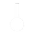 Suspension Visual anneau vertical 80 cm blanc