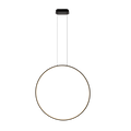 Suspension Visual anneau vertical 80 cm noir