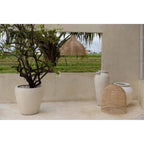 Abat-jour de suspension Whipped en rotin naturel 60 cm, vue 3