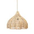 Abat-jour de suspension Whipped en rotin naturel 60 cm
