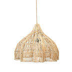 Abat-jour de suspension Whipped en rotin naturel 60 cm