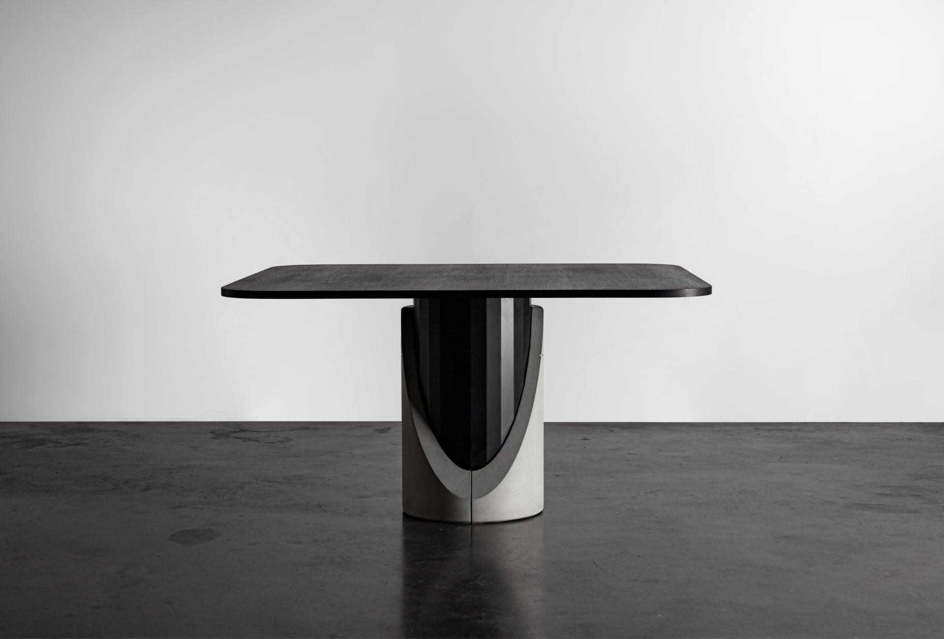 Table à manger en béton Sharp carrée vue 4