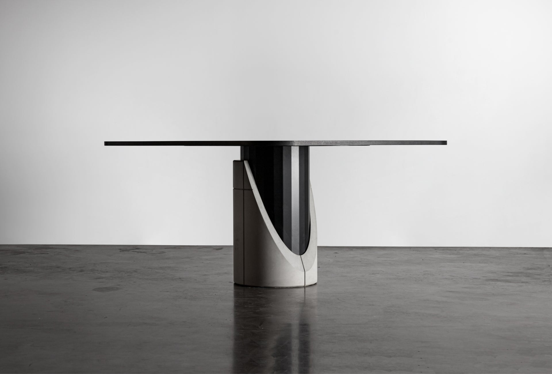 Table à manger en béton Sharp carrée vue 5