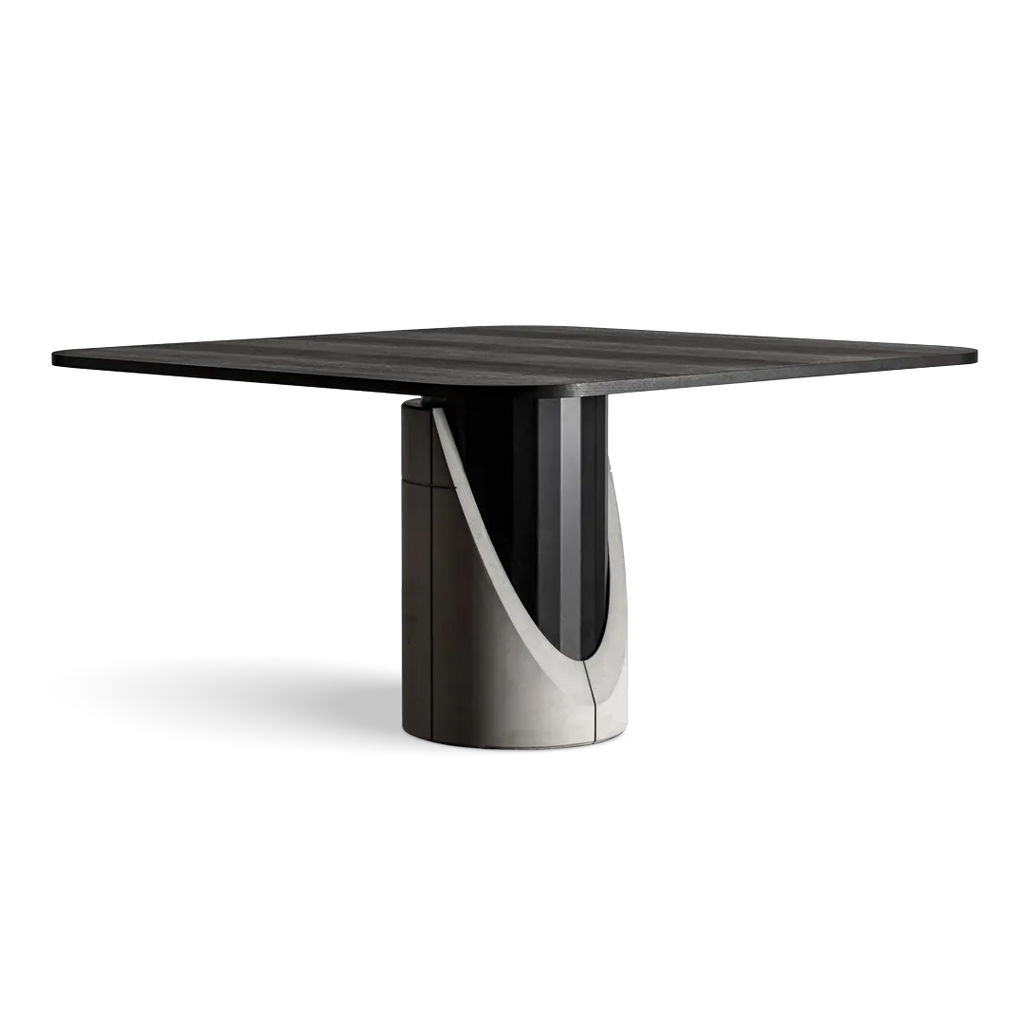 Table à manger en béton Sharp carrée