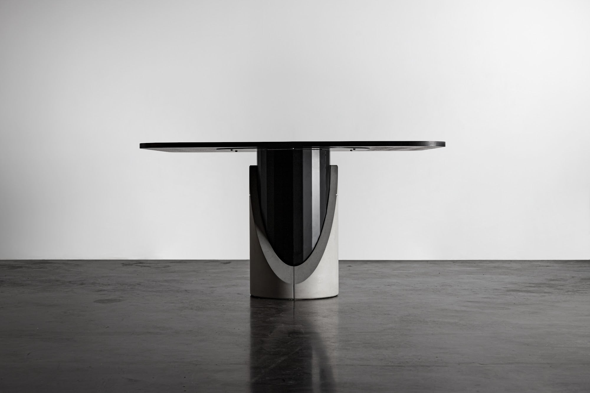 Table à manger en béton Sharp carrée vue 4