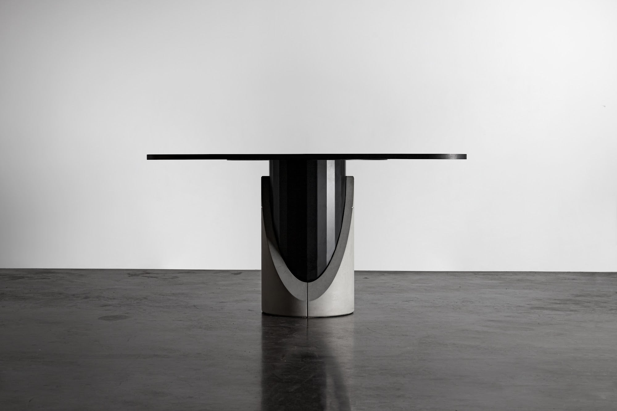 Table à manger en béton Sharp carrée vue 7