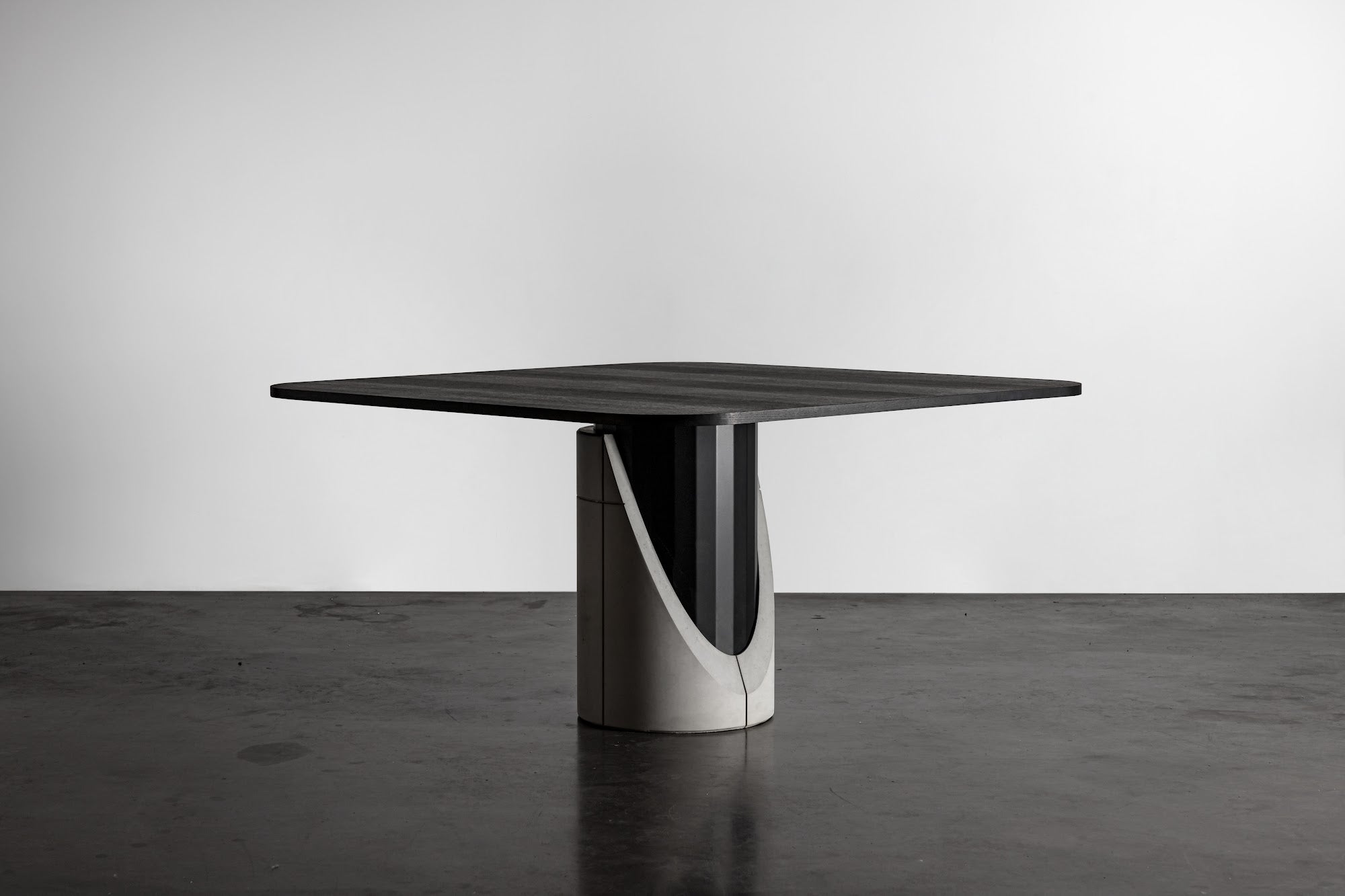 Table à manger en béton Sharp carrée vue 6