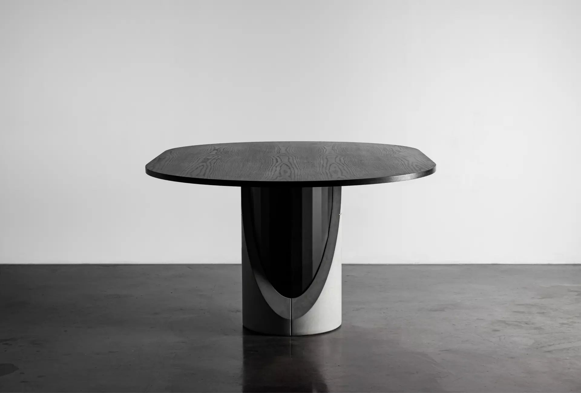 Table à manger en béton Sharp oblongue vue 3