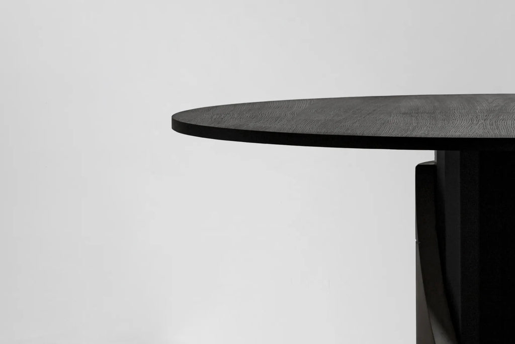 Table à manger en béton Sharp ronde vue 3
