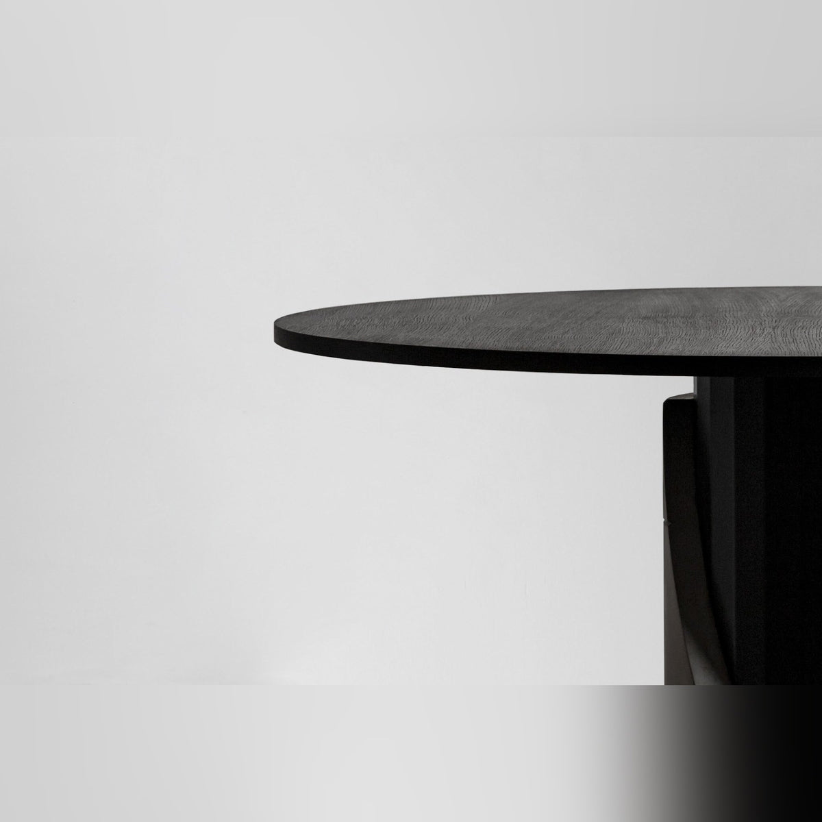 Table à manger en béton Sharp ronde vue 4