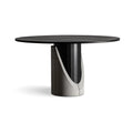 Table à manger en béton Sharp ronde