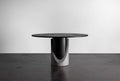 Table à manger en béton Sharp ronde vue 2