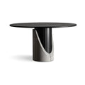 Table à manger en béton Sharp ronde