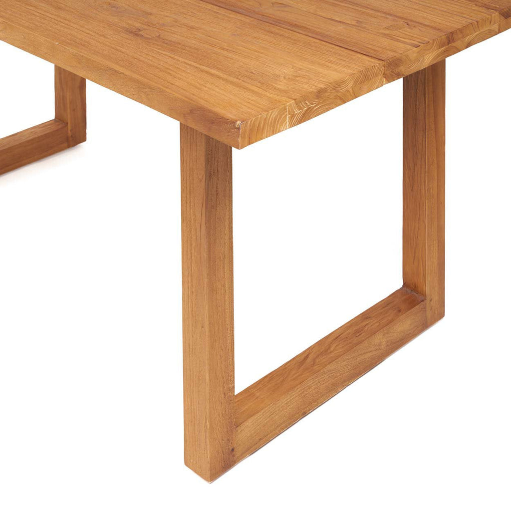 Table à manger Imola en teck, vue 5