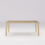 Table à manger Raia 180 cm en chêne naturel vue de face