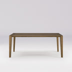 Table à manger Raia 180 cm en noyer foncé vue de face