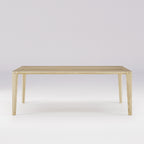 Table à manger Raia 200 cm en chêne naturel vue de face