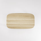 Plateau de la table Soma 180 cm en chêne naturel vu de dessus