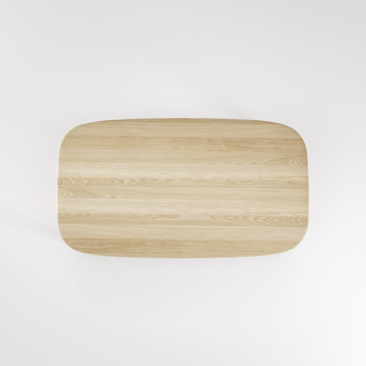 Plateau de la table Soma 180 cm en chêne naturel vu de dessus
