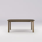 Table à manger Soma 180 cm en noyer foncé vue de face